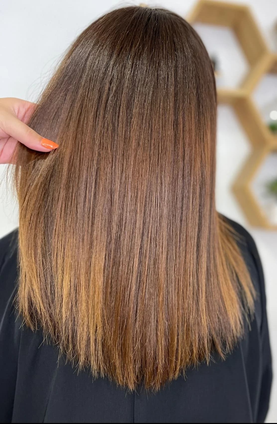 Botox capillaire à Auray, soin réparateur L'atelier by Mylène exemple 1