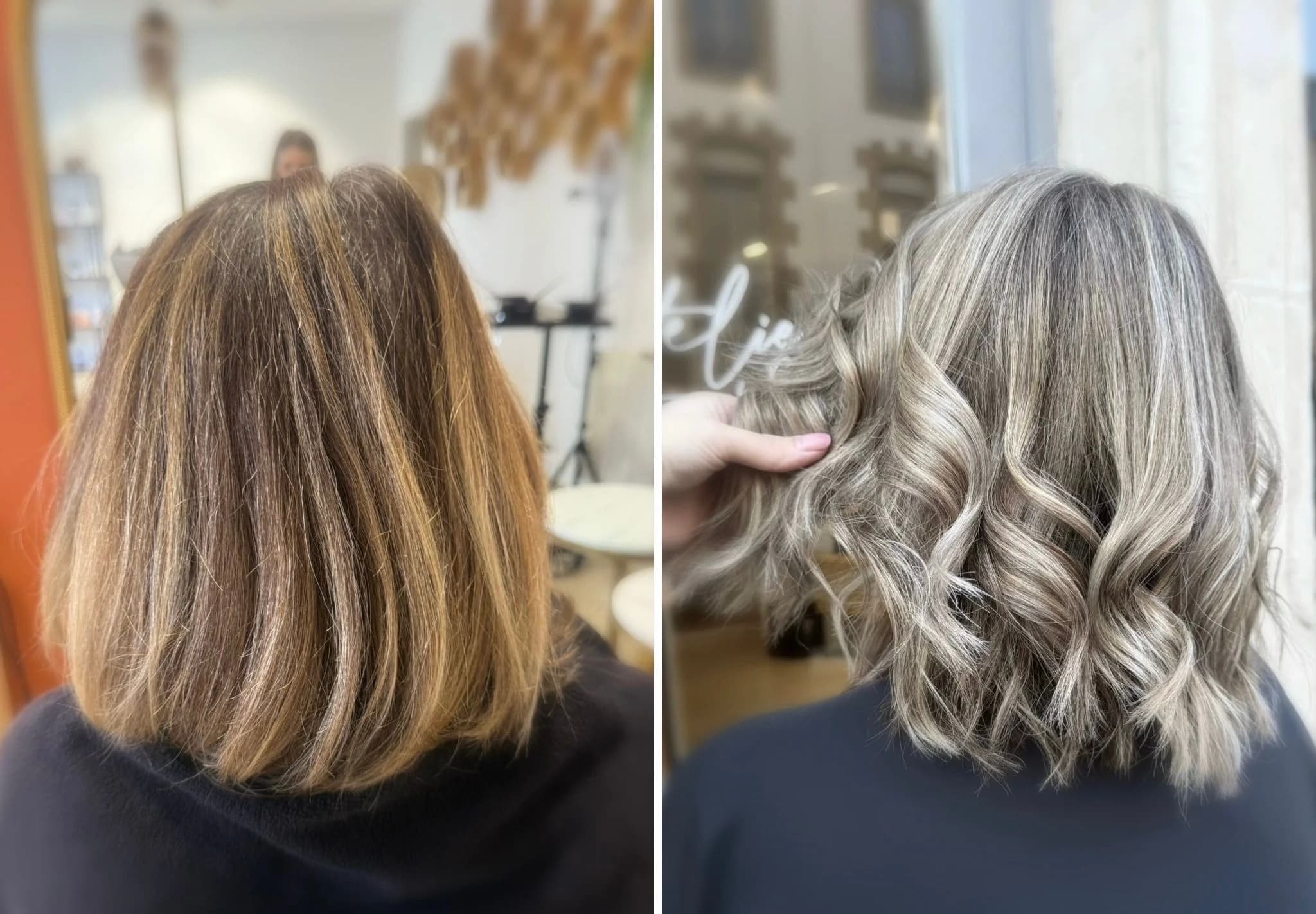 Grey Blending à Auray, fondre les cheveux blancs naturellement exemple 2