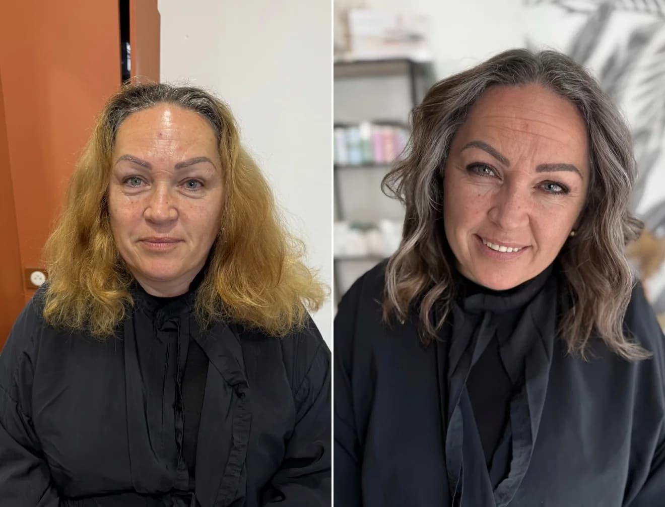 Grey Blending à Auray, fondre les cheveux blancs naturellement exemple 4